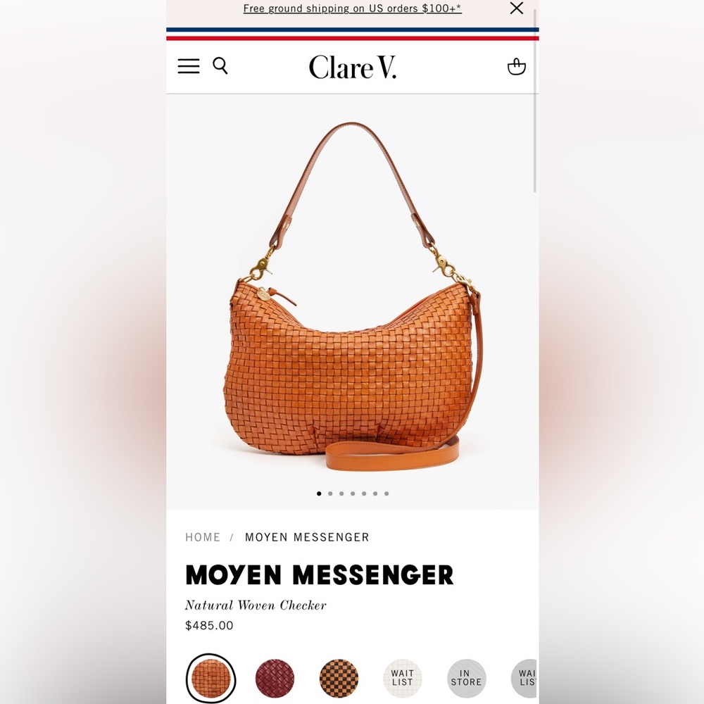 Clare V Moyen mini messenger bag